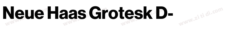 Neue Haas Grotesk D字体转换 Neue Haas Grotesk D字体转换